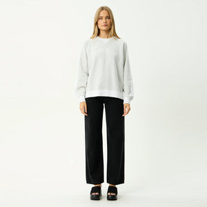 AFENDS Women's Dexter Crew - Grey Marle
