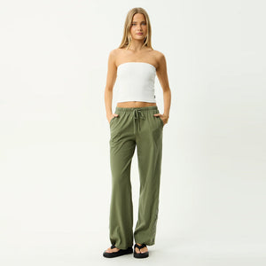 AFENDS Women's Dirts Jersey Pant - Deep Olive