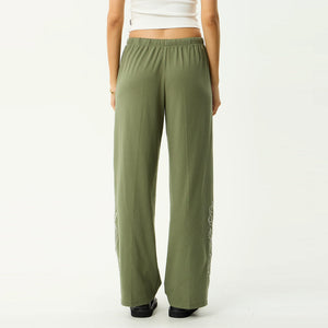 AFENDS Women's Dirts Jersey Pant - Deep Olive