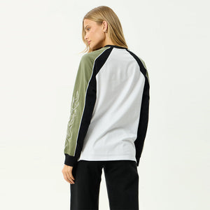 AFENDS Women's Dirts Long Sleeve Tee - Deep Olive