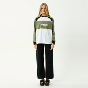 AFENDS Women's Dirts Long Sleeve Tee - Deep Olive