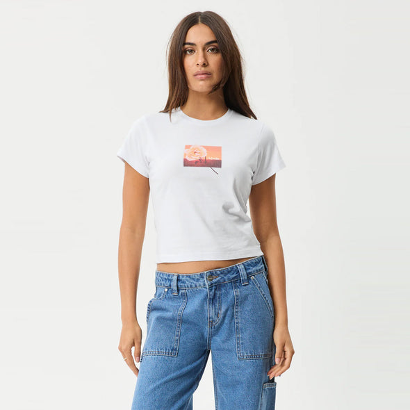 AFENDS Women's Film Baby Tee - White