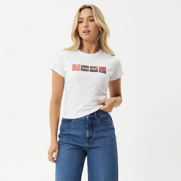 AFENDS Women's Florence Baby Tee - White