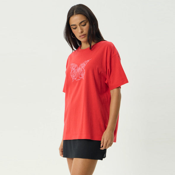 AFENDS Women's Fly Away Oversized Tee - Tomato