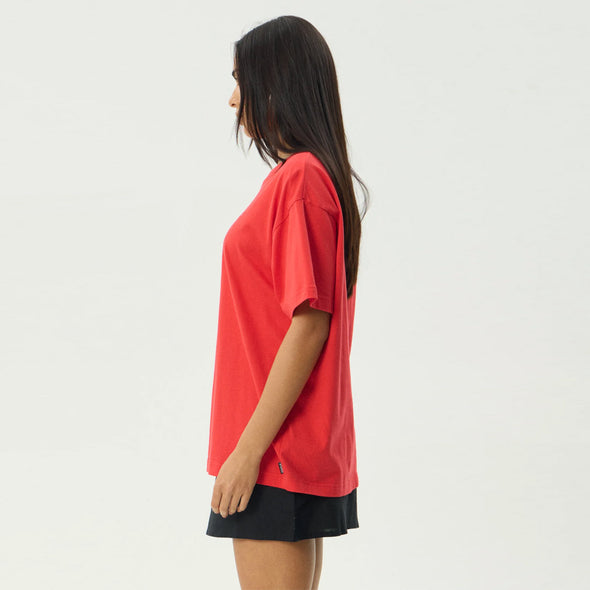 AFENDS Women's Fly Away Oversized Tee - Tomato