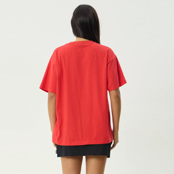 AFENDS Women's Fly Away Oversized Tee - Tomato