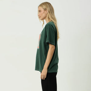 AFENDS Women's Have A Good Day Oversized Tee - Pine