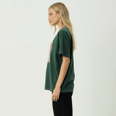 AFENDS Women's Have A Good Day Oversized Tee - Pine