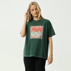 AFENDS Women's Have A Good Day Oversized Tee - Pine