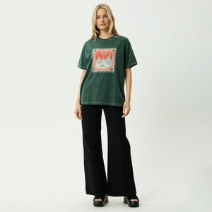 AFENDS Women's Have A Good Day Oversized Tee - Pine