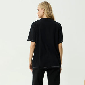 AFENDS Women's Have A Good Day Recycled Oversized Tee - Black