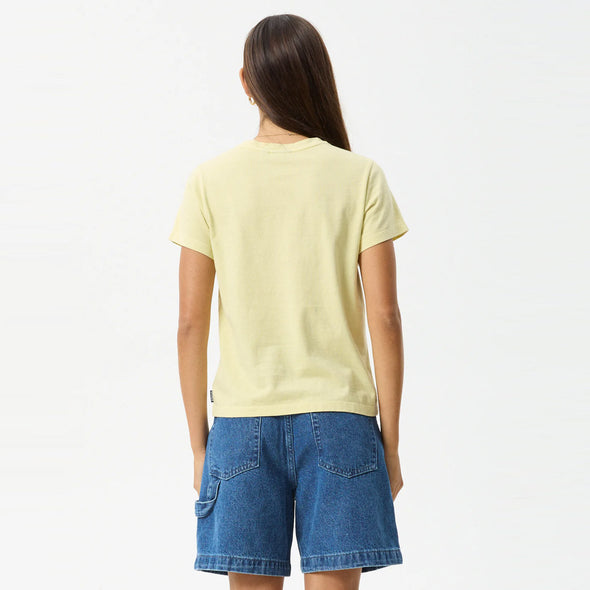 AFENDS Women's Heidi Regular Tee - Lemongrass