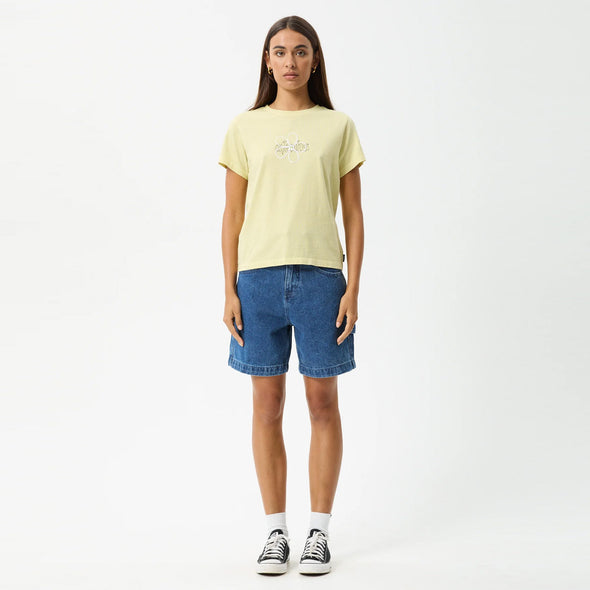 AFENDS Women's Heidi Regular Tee - Lemongrass