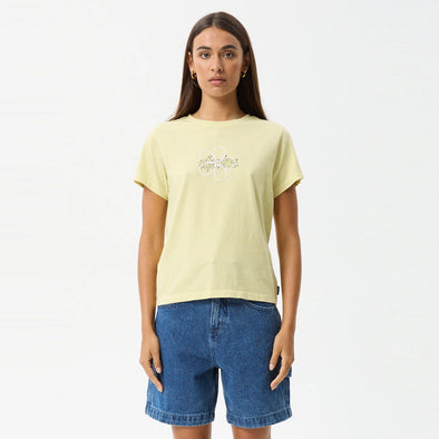 AFENDS Women's Heidi Regular Tee - Lemongrass