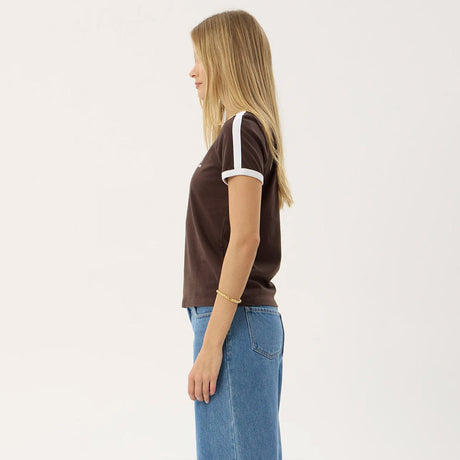 AFENDS Women's Hellbound Raglan Tee - Coffee