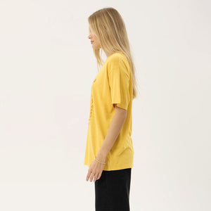 AFENDS Women's Holly Hemp Oversized Tee - Mango
