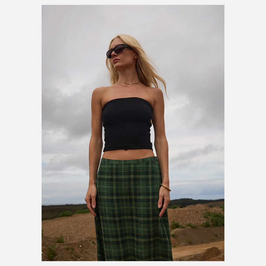 AFENDS Women's Jamie Rib Tube Top - Black