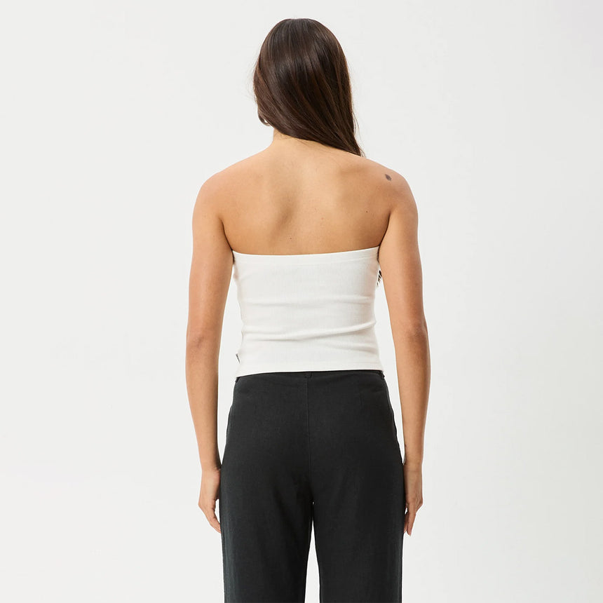 AFENDS Women's Jamie Rib Tube Top - White
