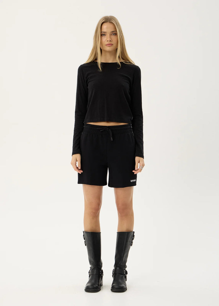 AFENDS Women's Katelyn Fleece Short - Black