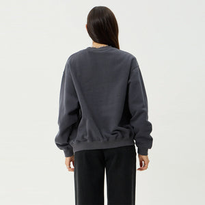 AFENDS Women's Locket Crew - Charcoal