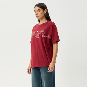 AFENDS Women's Locket Oversized Tee - Ketchup