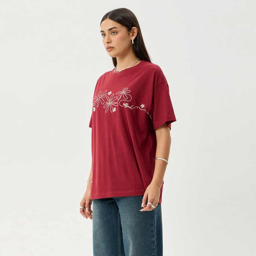 AFENDS Women's Locket Oversized Tee - Ketchup
