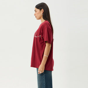 AFENDS Women's Locket Oversized Tee - Ketchup