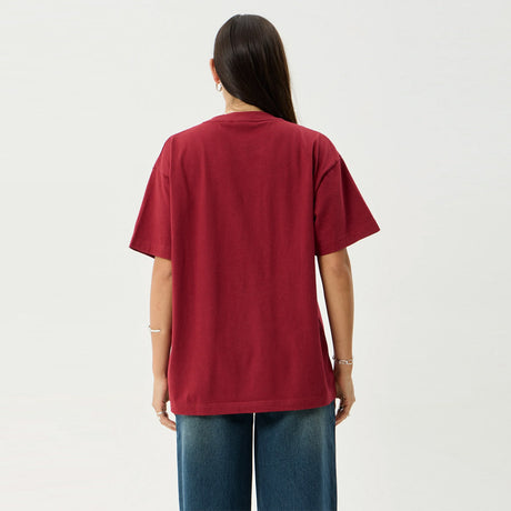 AFENDS Women's Locket Oversized Tee - Ketchup