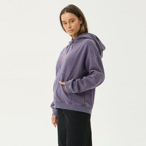 AFENDS Women's Loop State Pull On Hood - Vintage Aubergine