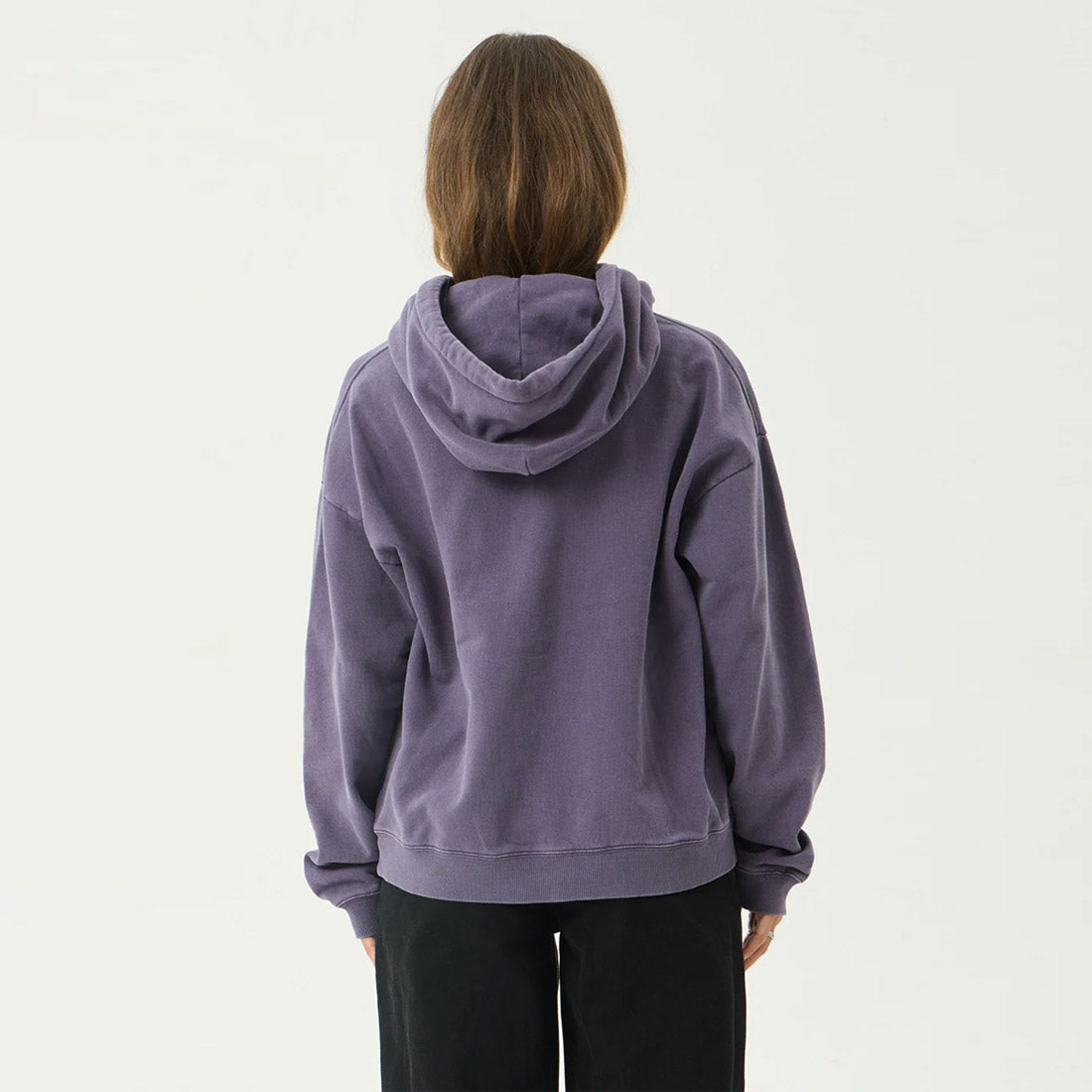 AFENDS Women's Loop State Pull On Hood - Vintage Aubergine