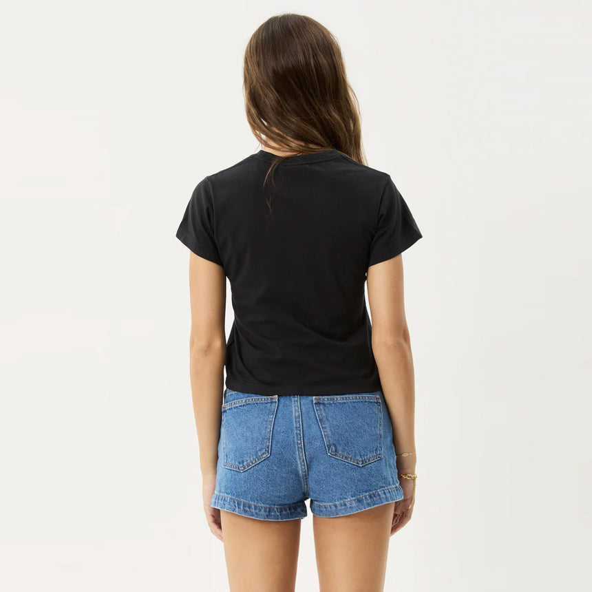 AFENDS Women's Maisie Baby Tee - Stone Black