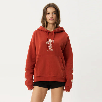 AFENDS Women's Maisie Hood - Red Rum
