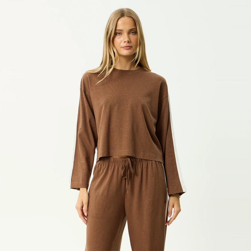 AFENDS Women's Marla Long Sleeve Tee - Cinnamon