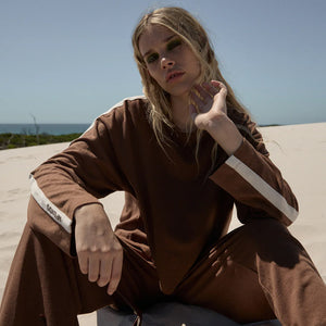 AFENDS Women's Marla Long Sleeve Tee - Cinnamon