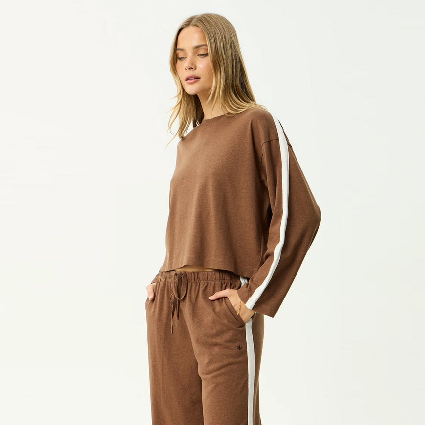 AFENDS Women's Marla Long Sleeve Tee - Cinnamon