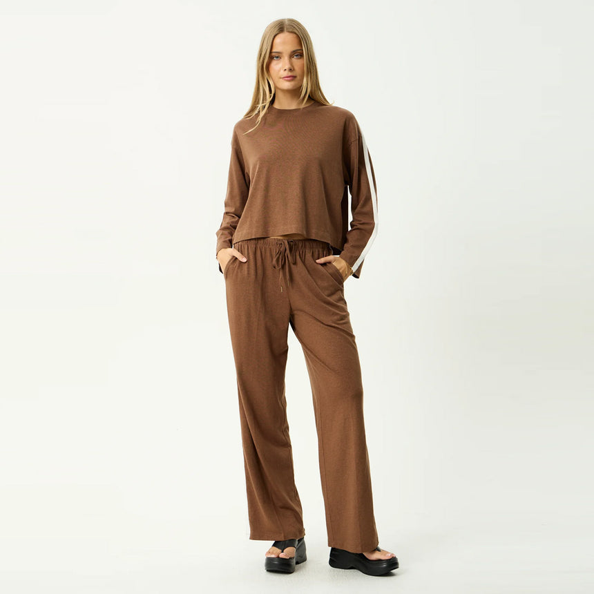 AFENDS Women's Marla Long Sleeve Tee - Cinnamon