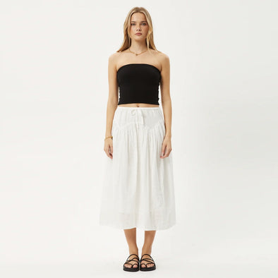 AFENDS Women's Marlow Midi Skirt - White