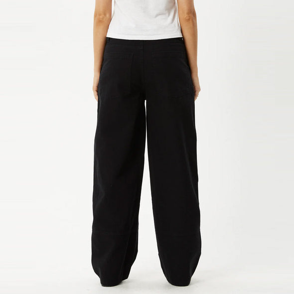 AFENDS Women's Maverick Canvas Pant - Black