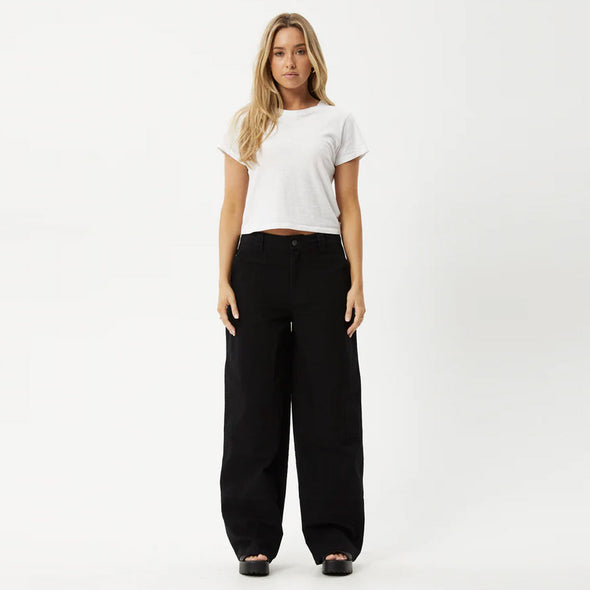 AFENDS Women's Maverick Canvas Pant - Black