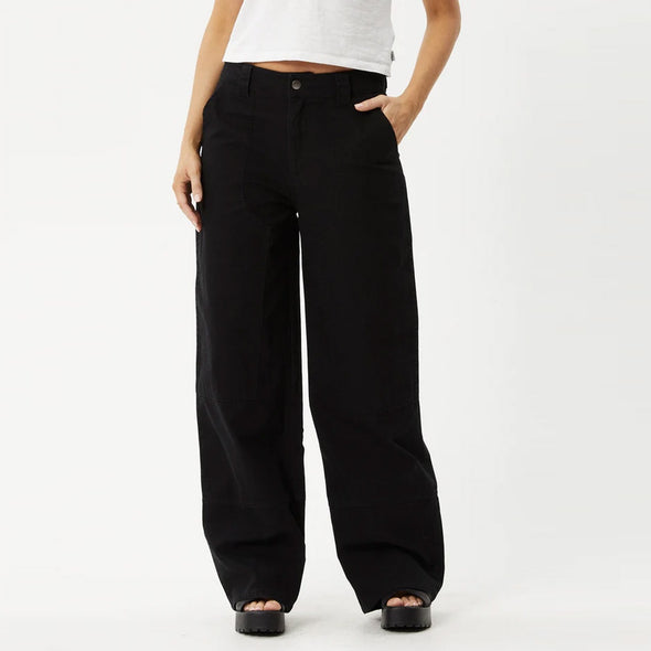 AFENDS Women's Maverick Canvas Pant - Black