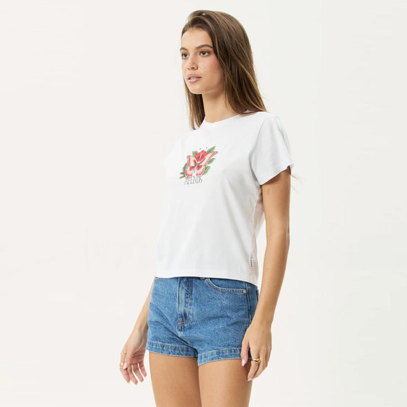 AFENDS Women's Metamorphosis Baby Tee - White