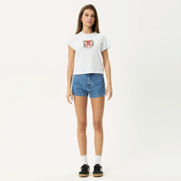 AFENDS Women's Metamorphosis Baby Tee - White