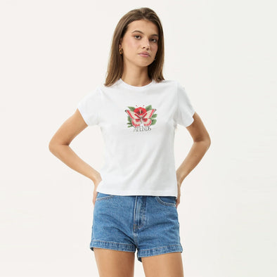 AFENDS Women's Metamorphosis Baby Tee - White