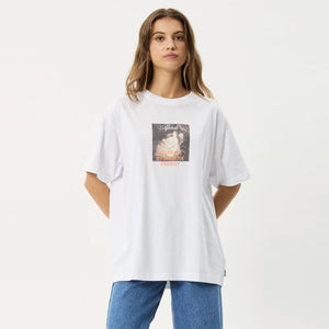 AFENDS Women's Modern Energy Oversized Tee - White