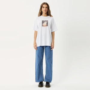 AFENDS Women's Modern Energy Oversized Tee - White