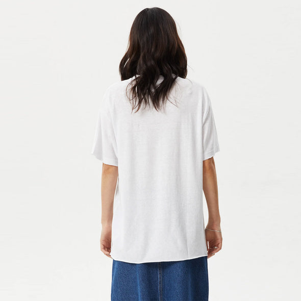 AFENDS Women's Nirvana Oversized Tee - White