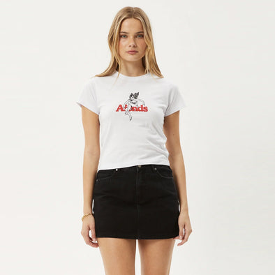 AFENDS Women's No Fury Baby Tee - White