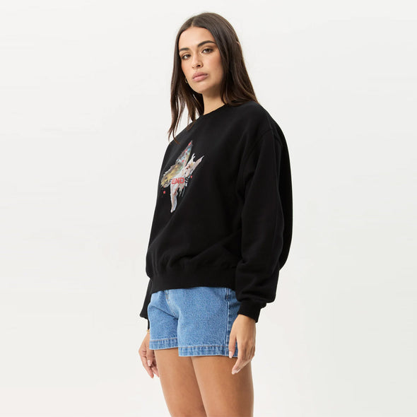 AFENDS Women's Pixie Crew - Black