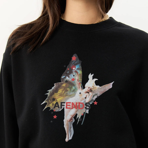 AFENDS Women's Pixie Crew - Black