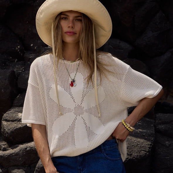 AFENDS Women's Riley Knit Tee - White